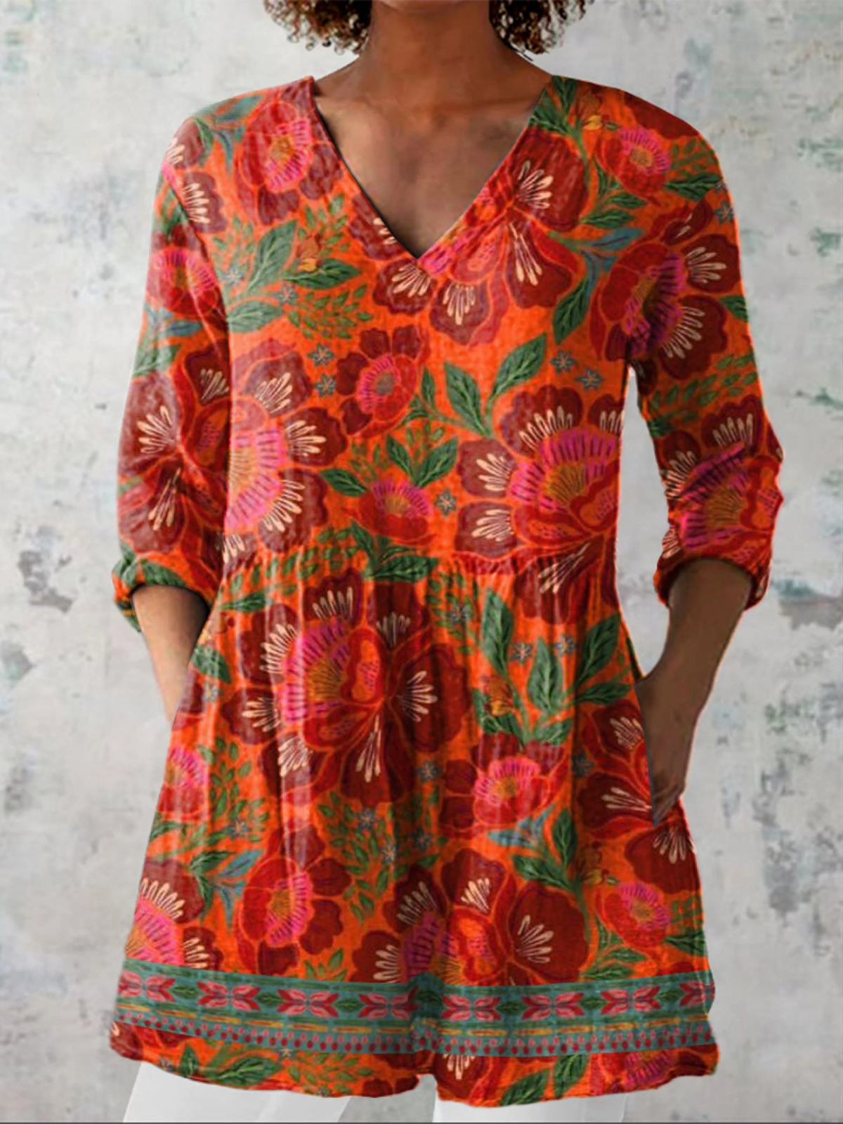 Rouge Orangé / 5XL